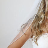Pearl Crystal Beaded Veil