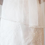 Pearl Crystal Beaded Veil