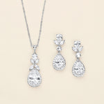 a couple of necklaces and a pair of earrings