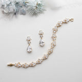 Pear Drops CZ Earrings