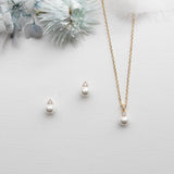 Jennifer Pearl Stud Earrings