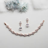 Pear Drops CZ Earrings