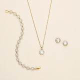 Ansley Halo Stud Earrings
