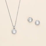 Ansley Halo Stud Earrings