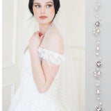 Crystal Beaded Wedding Veil