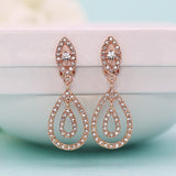 Bridget Crystal Clip On Earrings