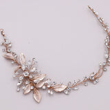 Elianna Crystal Leaf Hair Vine