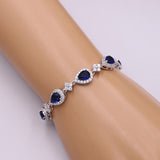 Addison Sapphire Gold Jewelry Set