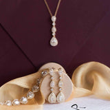 Mandy Teardrop CZ Earrings