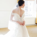 Crystal Beaded Wedding Veil