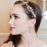 Bridget Crystal Clip On Earrings
