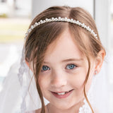 Harley Pearl Flower Girl Headband