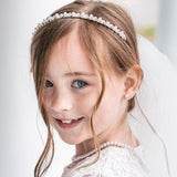 Harley Pearl Flower Girl Headband