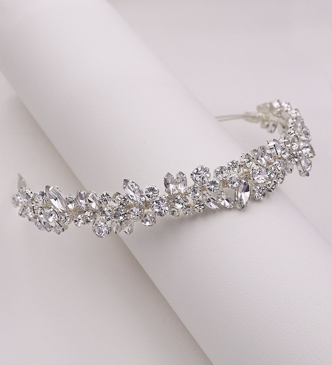 Mosaic Crystal Wedding Headband