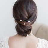Karina Crystal Flower Hairpin Set of 3