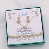 Aubrie Bridesmaids Jewelry Set