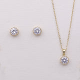 Ansley Halo Stud Earrings