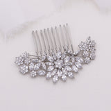 Milan CZ Bridal Comb