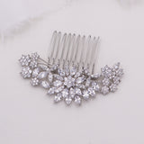 Milan CZ Bridal Comb
