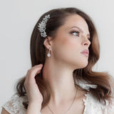 Milan CZ Bridal Comb
