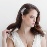 Milan CZ Bridal Comb