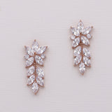 Hailey Silver Marquise Dangle Earrings