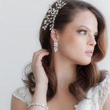 Hailey Silver Marquise Dangle Earrings
