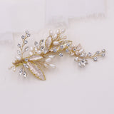 Celeste Pearl Leaf Wedding Clip