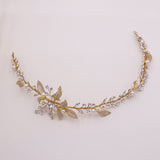 Elianna Crystal Leaf Hair Vine