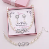 Daisy Children's Pearl Jewelry Gift Set