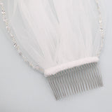 Crystal Edge Wedding Veil