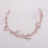 Emma Blush Pink Hair Vine Headpiece