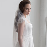 Crystal Edge Wedding Veil