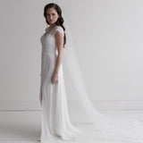 Pearl and Crystal Beaded Wedding Veil