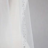 Pearl and Crystal Beaded Wedding Veil