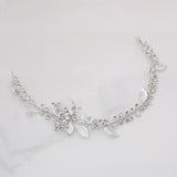 Elianna Crystal Leaf Hair Vine
