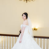 Pearl Beaded Wedding Veil