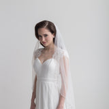 Crystal Edge Wedding Veil