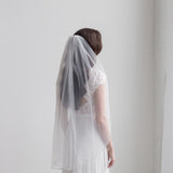 Crystal Edge Wedding Veil