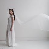 Pearl and Crystal Beaded Wedding Veil