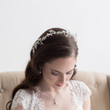 Emma Blush Pink Hair Vine Headpiece