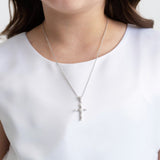 Pearl Cross Pendant Necklace