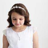Pearl Cross Pendant Necklace