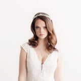 Kylar Crystal Rose Gold Tiara