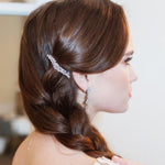 crystal wedding barrette