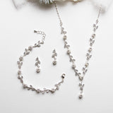 Pearl Flowers Jewelry Set
