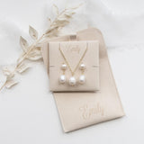 Pearl Jewelry Gift Set with Pouch