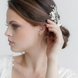 Aubrie Stud Gold Jewelry Set