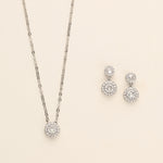 a couple of necklaces and a pair of earrings
