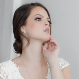 Jennifer Rose Gold Pearl Jewelry Set